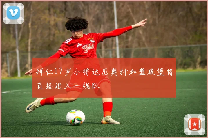 拜仁17岁小将达尼奥科加盟狼堡将直接进入一线队
